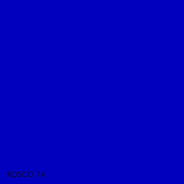 Stage Lighting Gel Sheet 1.2m x 0.5m  BLUE Lee 119 Rosco 74