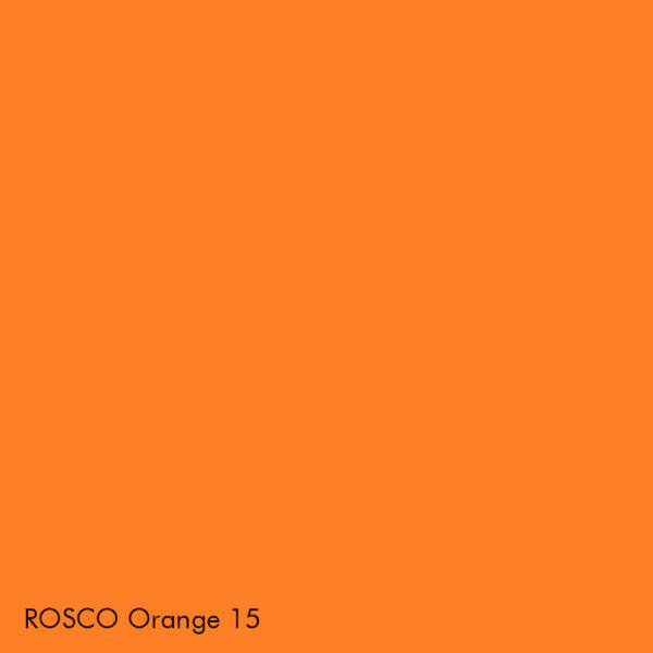 Stage Lighting Gel Roll 7.2m x 1m ORANGE Lee 105 Rosco 15