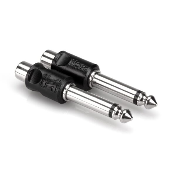 Hosa GPR-101 Adaptor RCA - 1/4'' TS 2PC