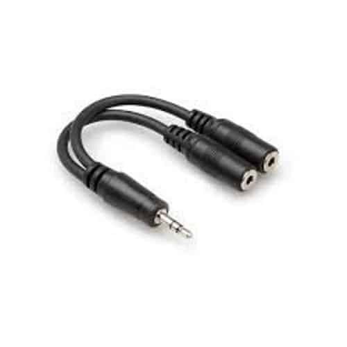 Hosa YMM-232 Y Cable 3.5MM TRS - 3.5MM TRSF