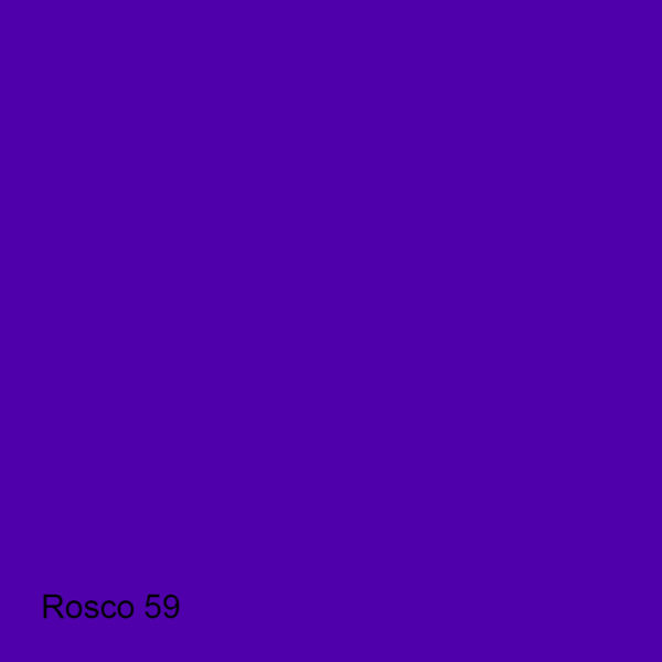 Stage Lighting Gel Sheet 1.2m x 0.5m  Indigo Lee 181 Rosco 59