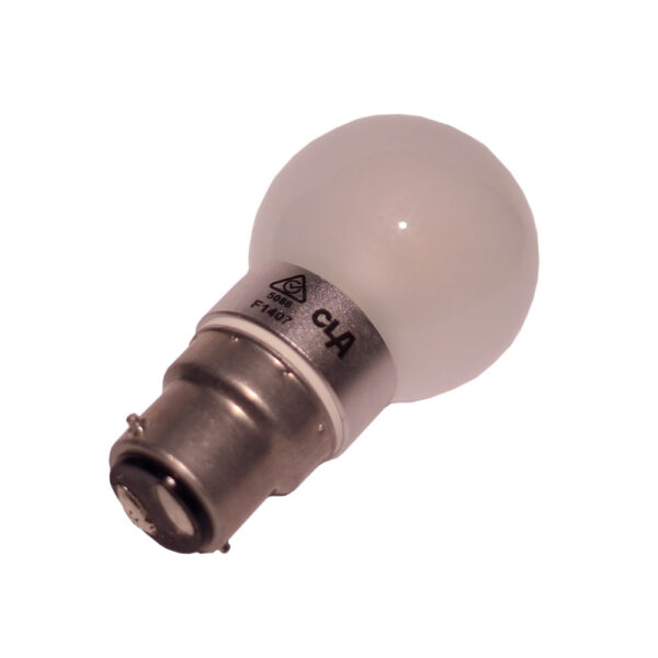 CLA LED Warm White Fancy Round 240v 4W 3000K  Lamp