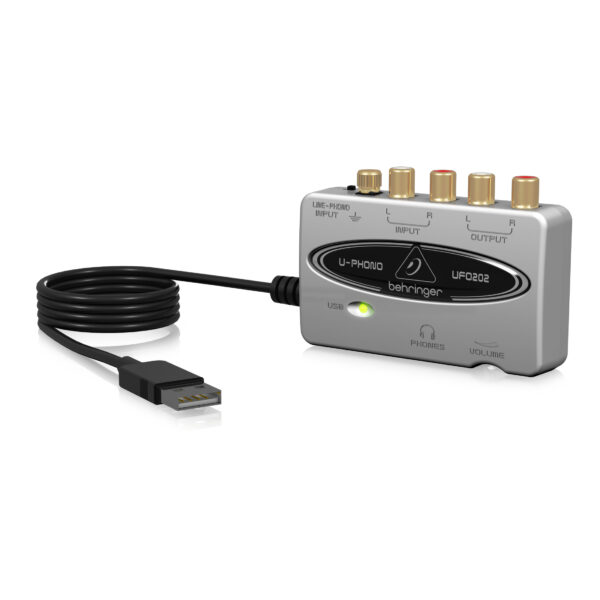UFO202 : Audiophile USB/Audio Interface with Built-in Phono Preamp for Digitalizing Your Tapes and Vinyl Records
