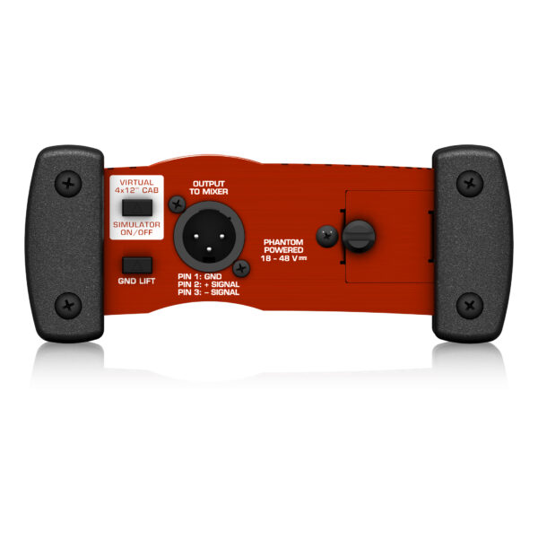 GI100 : Professional Battery/Phantom Powered DI-Box with Guitar Speaker Emulation