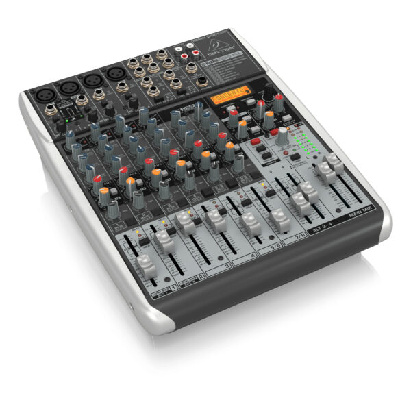 QX1204USB : Premium 12-Input 2/2-Bus Mixer with XENYX Mic Preamps & Compressors, Klark Teknik Multi-FX Processor, Wireless Option and USB/Audio Interface