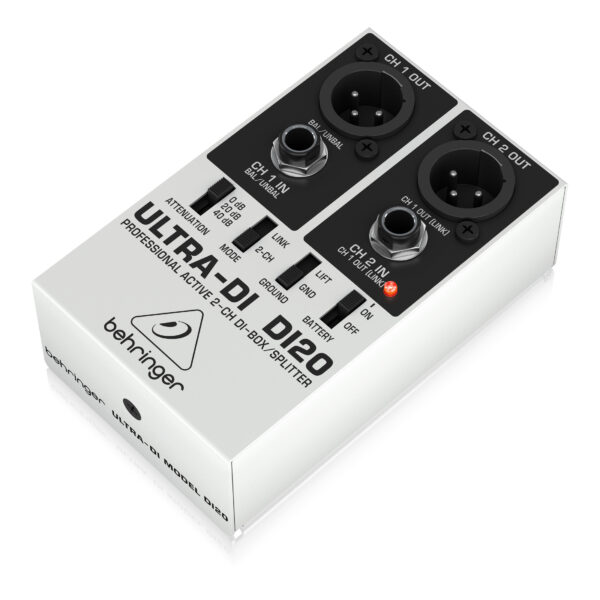 DI20: Professional Active 2-Channel DI-Box/Splitter