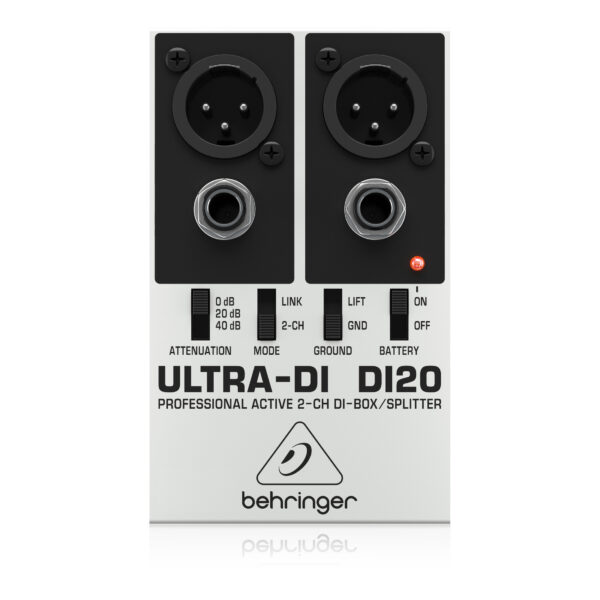 DI20: Professional Active 2-Channel DI-Box/Splitter