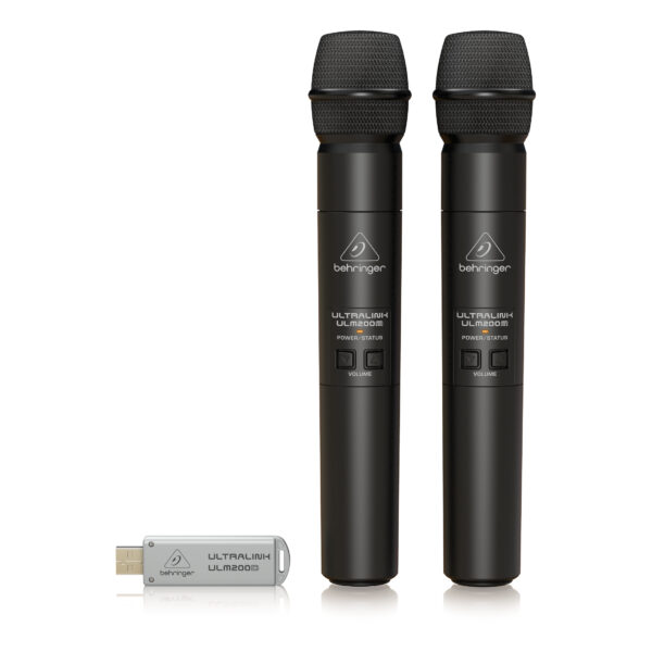 ULM202USB : High-Performance 2.4 GHz Digital Wireless System with 2 Handheld Microphones and Dual-Mode USB Receiver