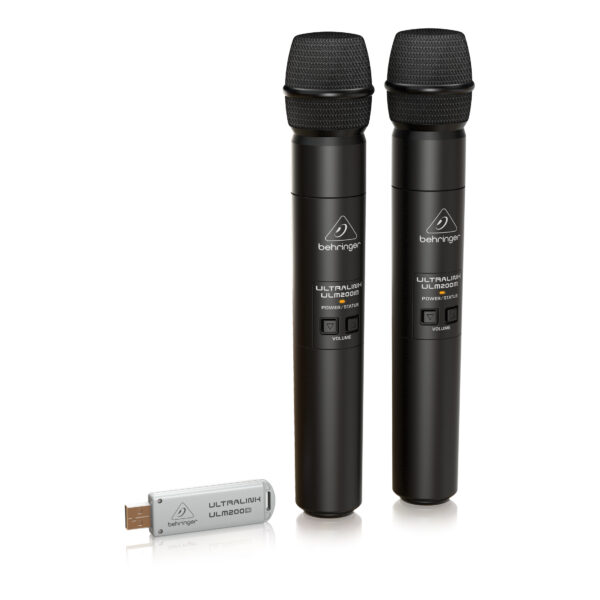 ULM202USB : High-Performance 2.4 GHz Digital Wireless System with 2 Handheld Microphones and Dual-Mode USB Receiver
