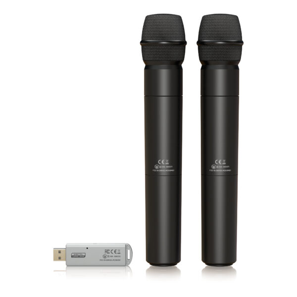 ULM202USB : High-Performance 2.4 GHz Digital Wireless System with 2 Handheld Microphones and Dual-Mode USB Receiver