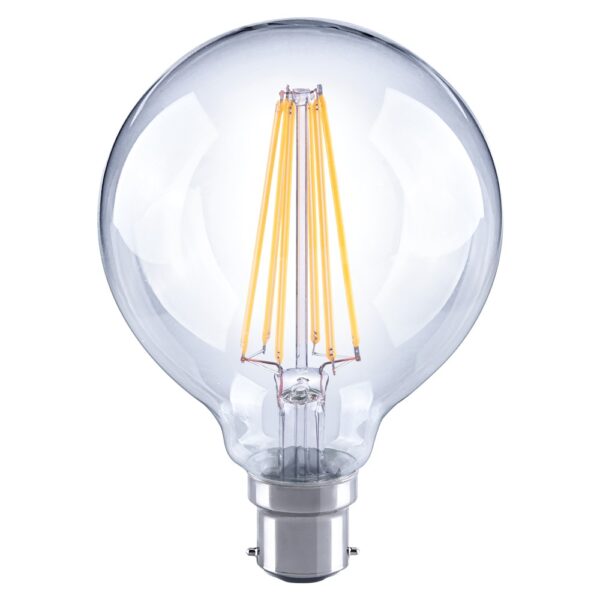 Crompton LED G95 Filament 240v 7w 2700K BC22 Lamp