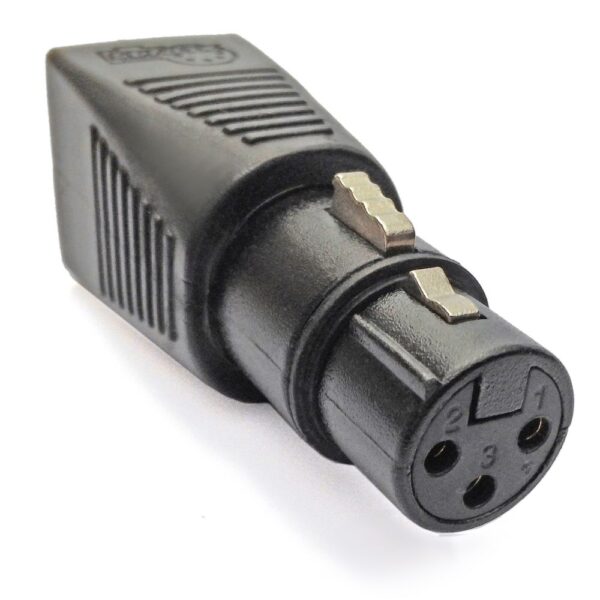 CPoint RJ45 (Cat5) to 3 Pin DMX Female adaptor
