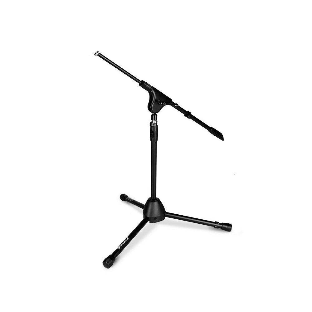 Soundking MICSDH Short Microphone Stand Telescopic Boom Black Light