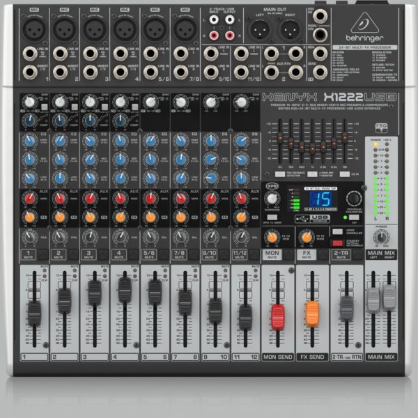 Behringer Xenyx X1222USB 16 Channel PA Mixer with FX and USB