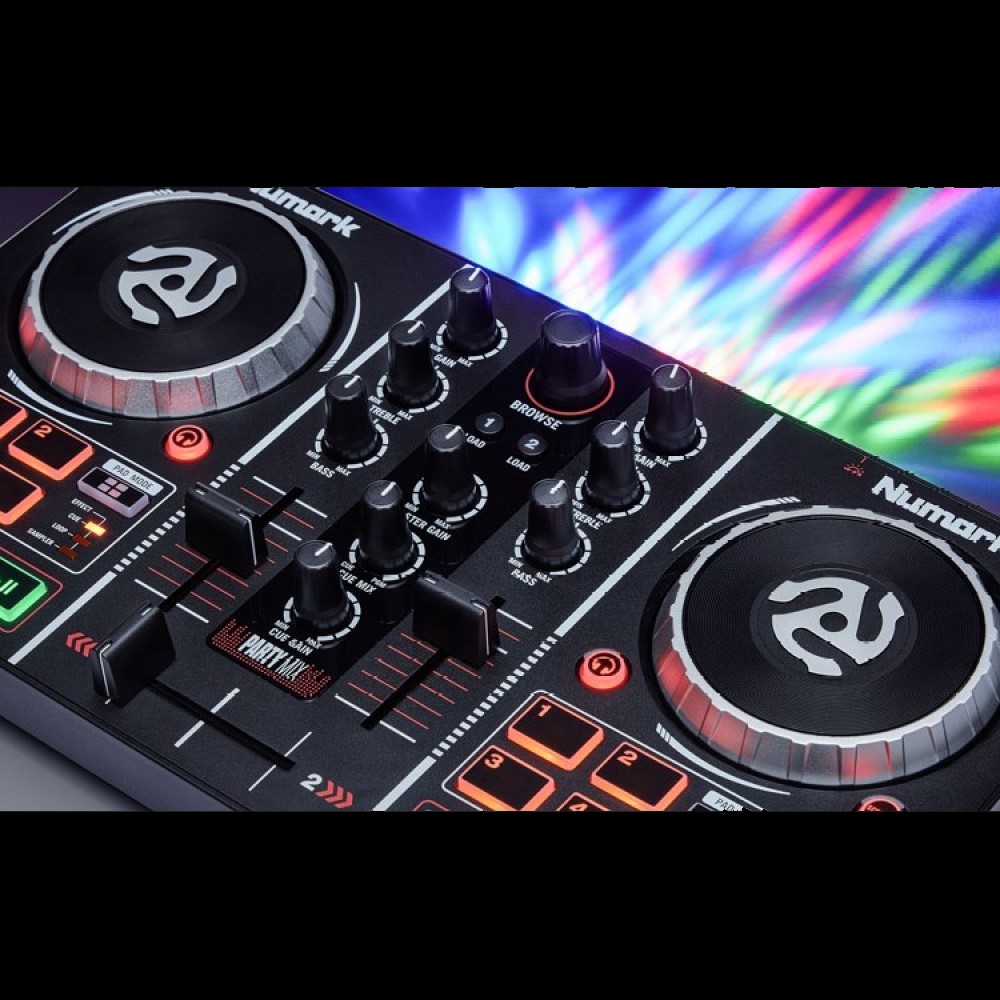 NUMARK PARTYMIX 2 Channel DJ Controller Light up my Life
