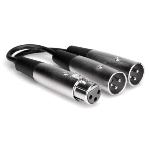 XLR3F to Dual XLR3M