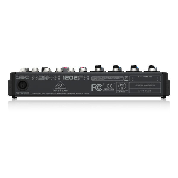 1202FX : Premium 12-Input 2-Bus Mixer with XENYX Mic Preamps, British EQs and Multi-FX Processor