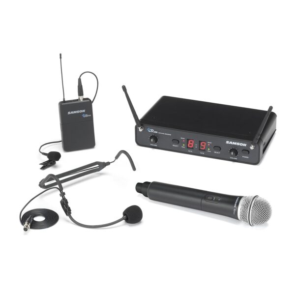 Samson CON88-ALL Dual Channel Wireless Lapel/Headset/Handheld