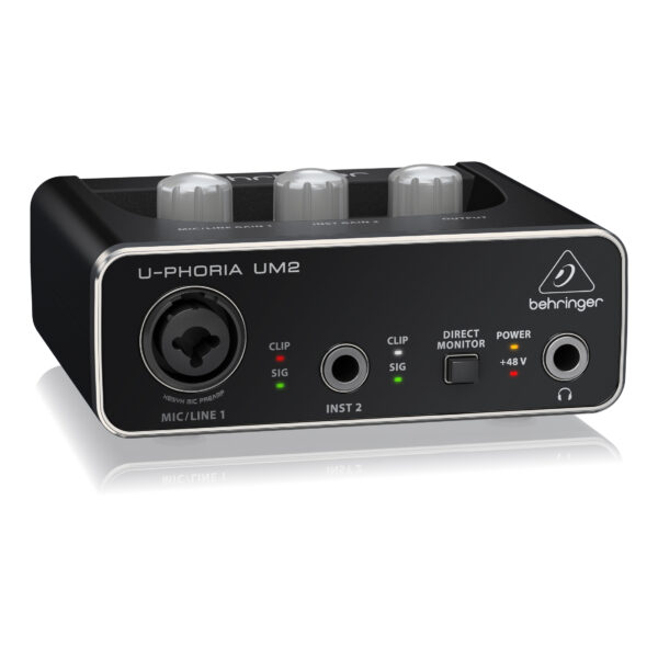 UM2 : Audiophile 2x2 USB Audio Interface with XENYX Mic Preamplifier