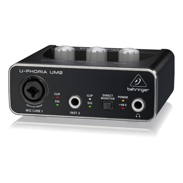 UM2 : Audiophile 2x2 USB Audio Interface with XENYX Mic Preamplifier