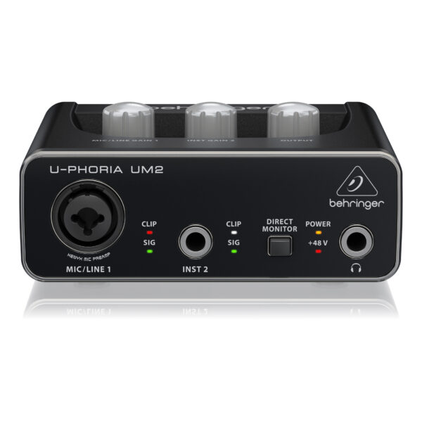 UM2 : Audiophile 2x2 USB Audio Interface with XENYX Mic Preamplifier