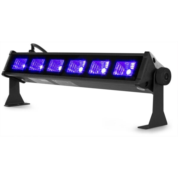 Beamz BUV63 UV LED BAR With 6 X 3W UV LEDs