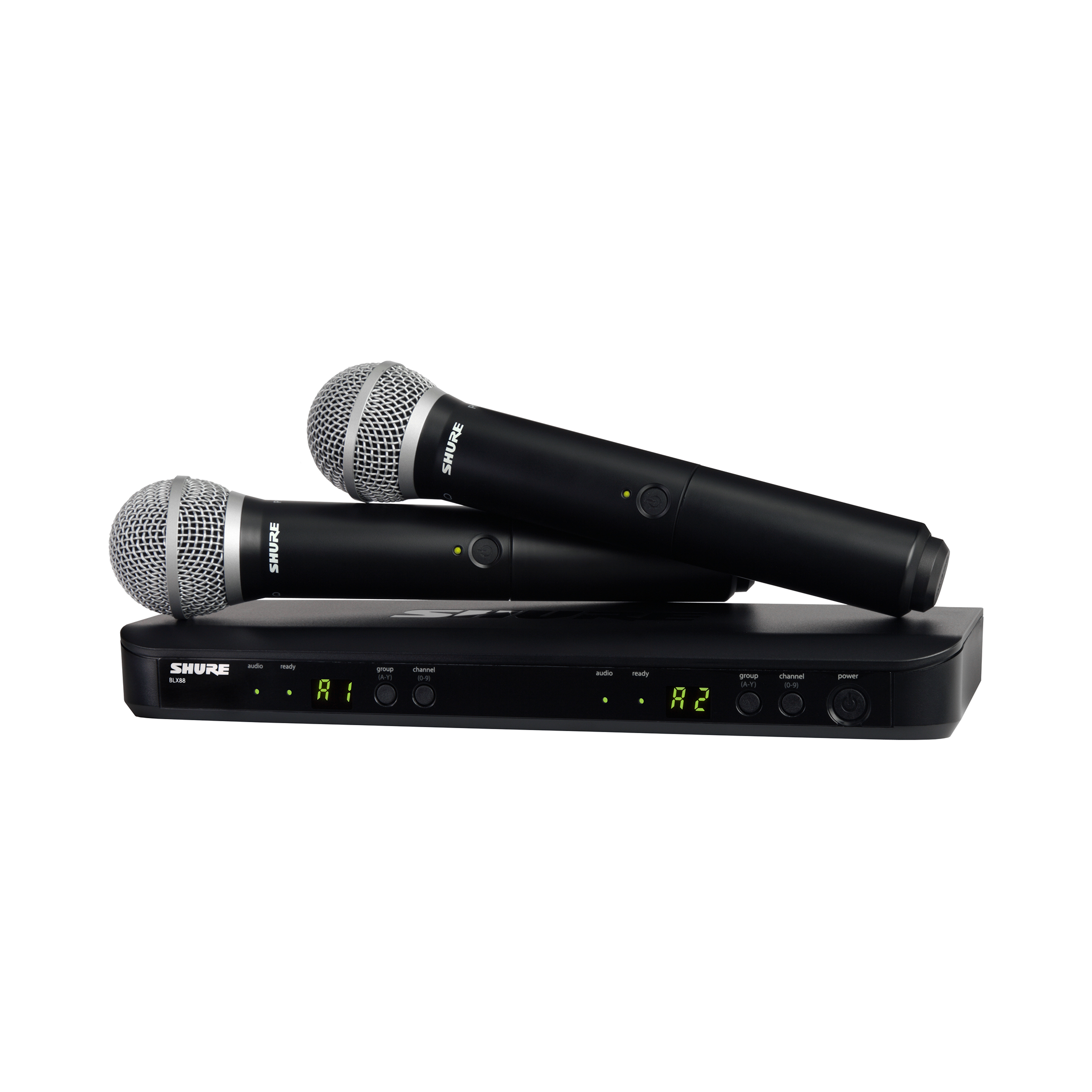 Shure BLX288PG58 Dual Wireless Handheld Microphones M17