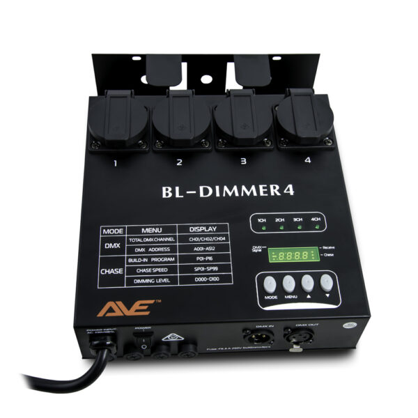 AVE BL-Dimmer4 DMX Dimmer And Chaser 4-Channel