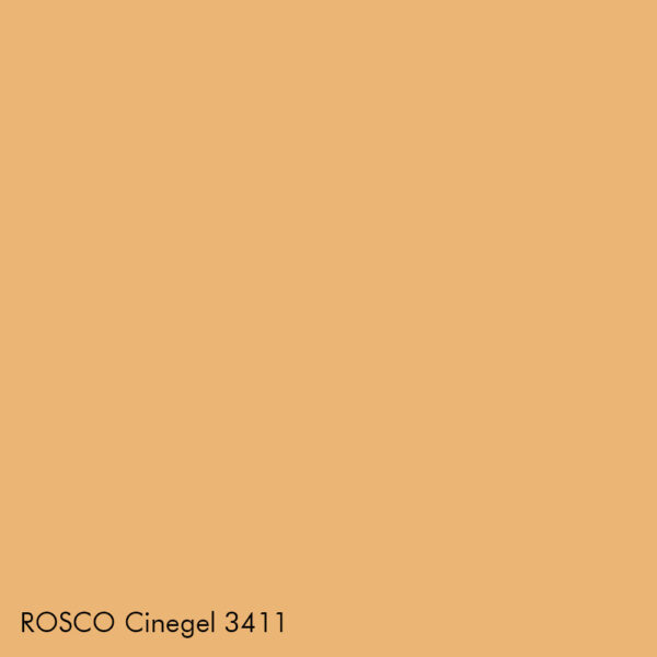 ROSCO Cinegel 3411 RoscoSun 3/4 CTO Filter Sheet 60x50cms