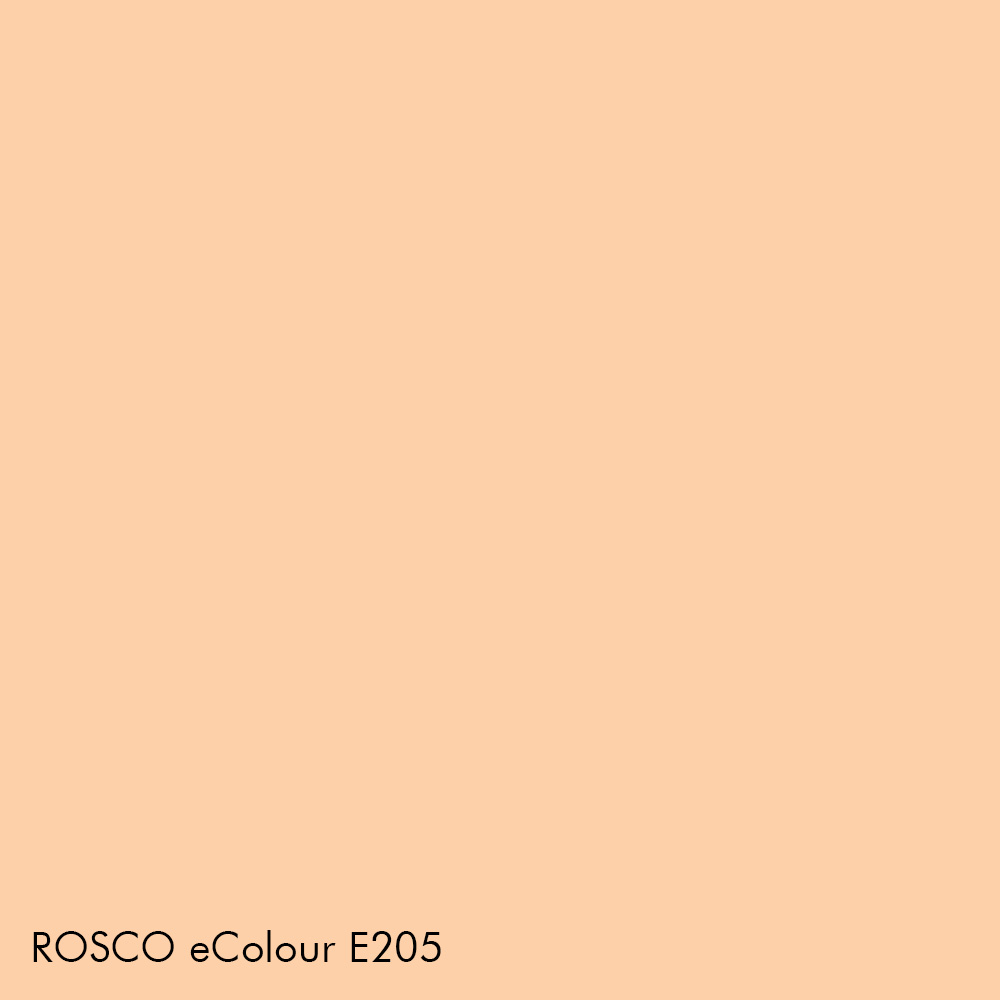 ROSCO eColour E205 1/2 CTO Filter Sheet 60x50cms