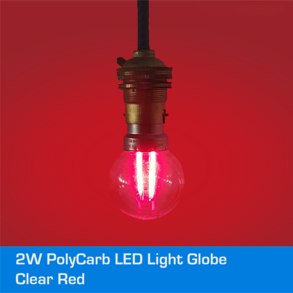 2W_LED_Transparent_Red