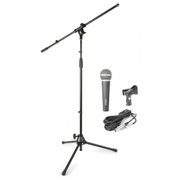 Vonyx MS KIT Microphone Starter Pack with Stand
