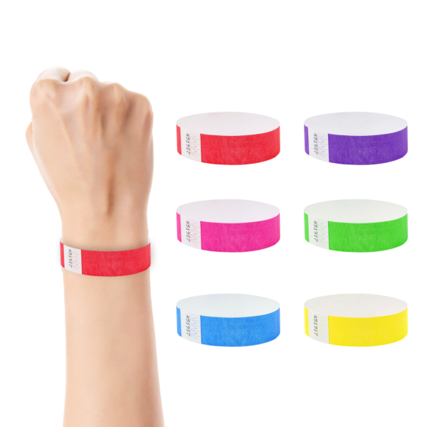 TYVEK SECURITY WRISTBANDS