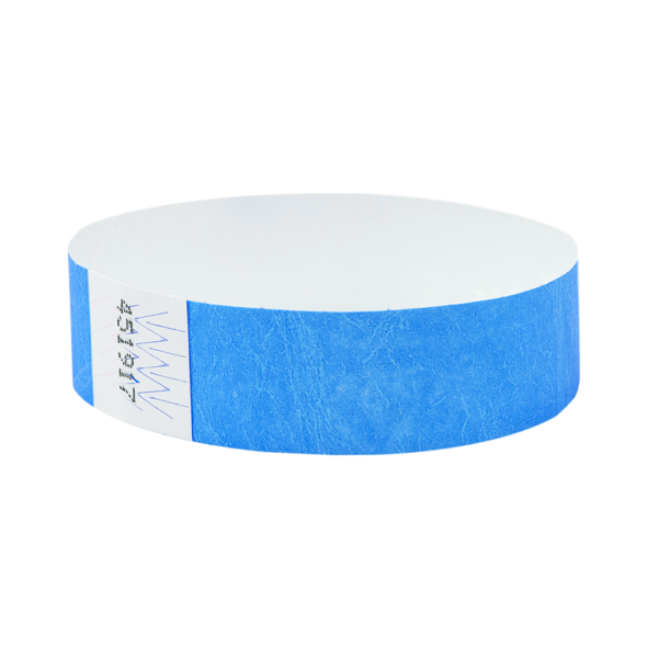 BLUE Tyvek Security Wristbands