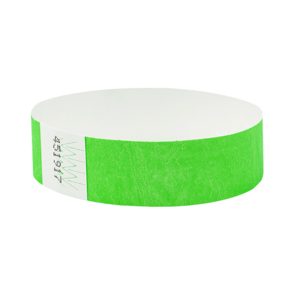 GREEN Tyvek Security Wristbands