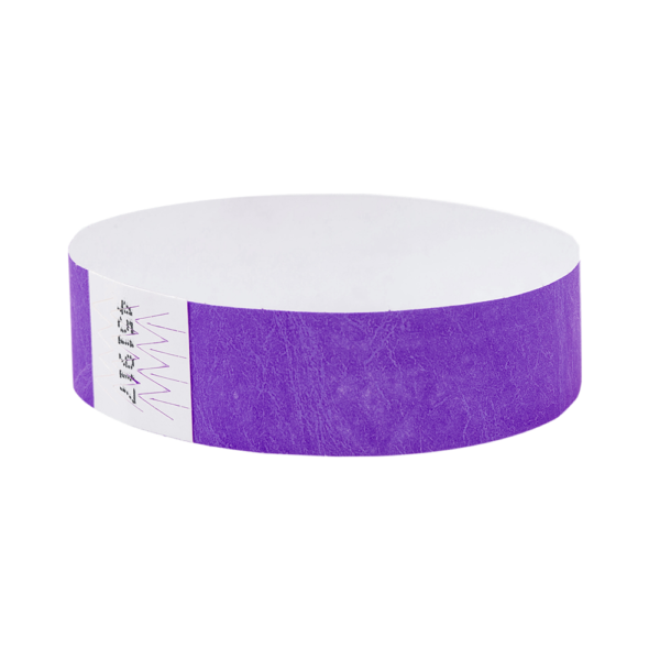 PURPLE Tyvek Security Wristbands