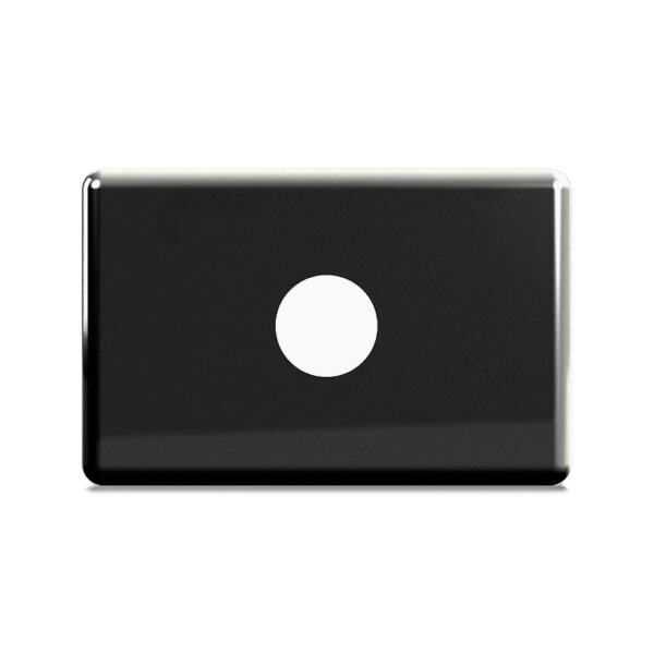 Clipsal C2031VX Black Wall Plate Pre-drilled for one Neutrik XLR/NL4 Panel Mount