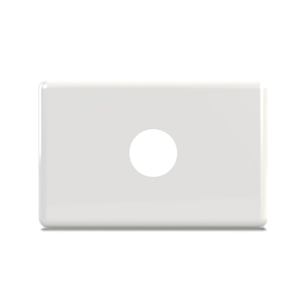 Clipsal C2031VX White Wall Plate Pre-drilled for one Neutrik XLR/NL4 Panel Mount.