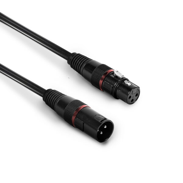 3-PIN DMX CABLES 20m (Red)