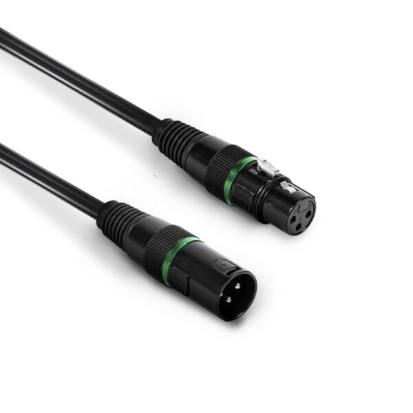 3-PIN DMX CABLES 5m (Green)