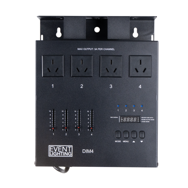 Event Lighting DIM4 - 4 channel DMX Dimmer/Switch