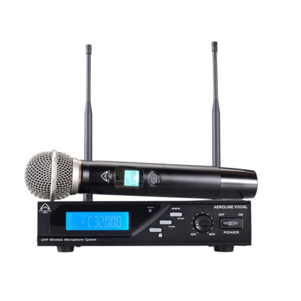 Wharfedale AEROLINE Wireless UHF Microphone, 320 Selectable Channels