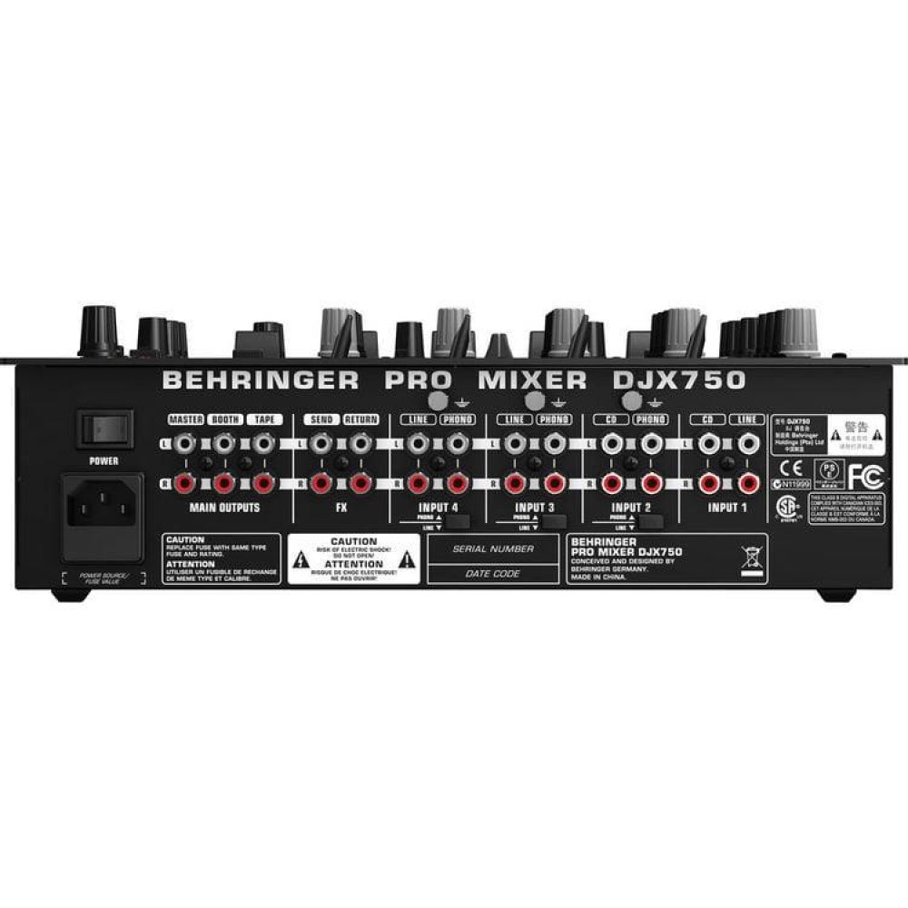 Behringer DJX750 DJ Mixer 4 Channel Light up my Life