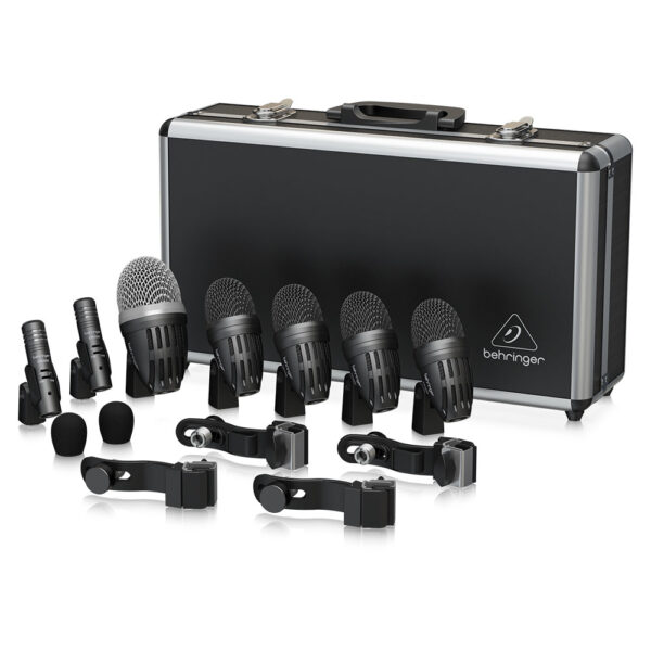 Behringer BC1500 Premium 7-Piece Drum Microphone Set for Studio and Live Applications