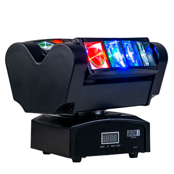 Event Lighting Spider 8 x 10w Moving Head Light (Demo)