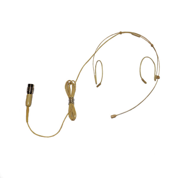 Dual Ear Headworn Mic for AUDIO-TECHNICA Wireless - Beige