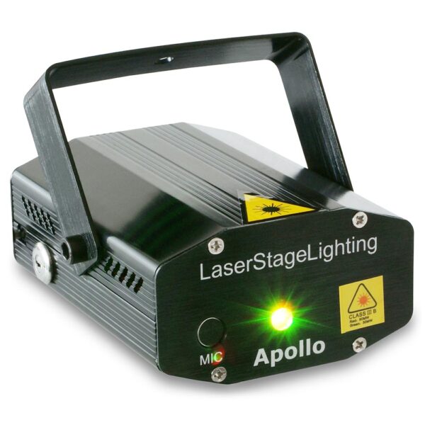 Beamz Apollo Multipoint Laser Effect Red Green Sound Activated