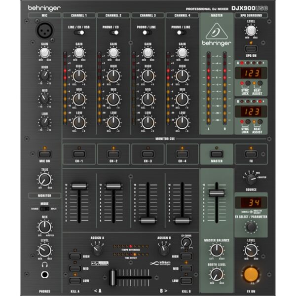 Behringer DJX900 DJ Mixer 4 Channel