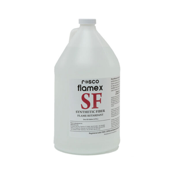 Rosco Flamex SF 3.8L Flame Retardant For Synthetic Fibre Fabrics