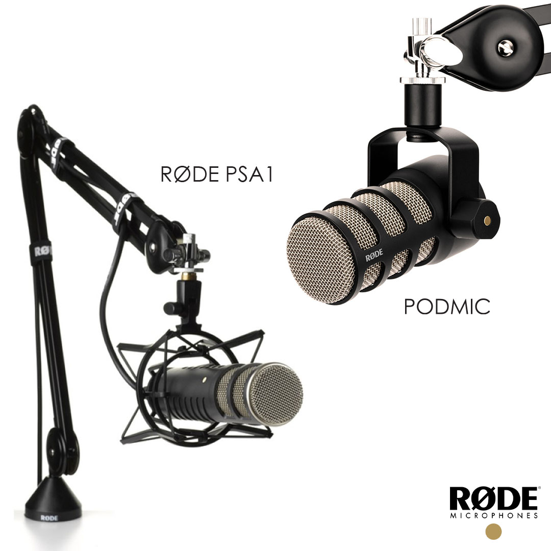 RODE PodMic with PSA1 Studio Arm Package Light up my Life